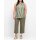 A-Linien-Jerseytop, hellkhaki-gestreift