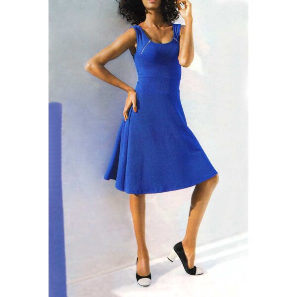 Bodyforming-Prinzesskleid, royalblau