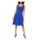 Bodyforming-Prinzesskleid, royalblau