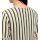 Jersey striped dress, light khaki/ ecru