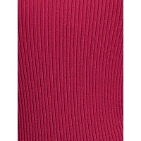 Designer-Rippenpullover, fuchsia