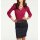 Designer-Rippenpullover, fuchsia