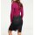 Designer-Rippenpullover, fuchsia