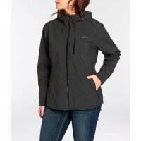 Marken-Funktionsjacke, schwarz