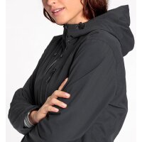 Marken-Funktionsjacke, schwarz
