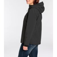 Marken-Funktionsjacke, schwarz