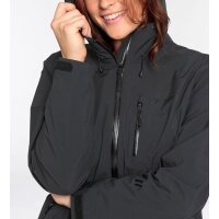 Marken-Funktionsjacke, schwarz
