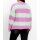 Marken-Flausch-Wollstrickjacke, pink-mint