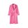 Boucle wool coat with belt, pink