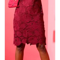 Cocktail dress with lace, cherry