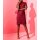 Cocktail dress with lace, cherry