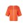 Sweater with half sleeves, coral