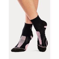 Marken-Trekkingsocken im 3er Pack, schwarz- bunt