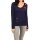 Sweater with embroidery, midnight blue