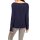 Sweater with embroidery, midnight blue