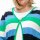 Long cardigan with block stripes, multicolour