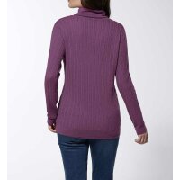 Merino-Kaschmir-Rollkragenpullover, flieder