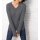 Merino-Kaschmir-Pullover, grau-meliert