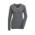 Merino-Kaschmir-Pullover, grau-meliert