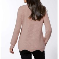 Sweter z wełny merino, różowy