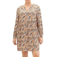 Dress, grey-orange