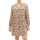 Marken-Kleid, grau-orange