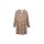 Marken-Kleid, grau-orange