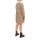 Marken-Kleid, grau-orange