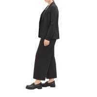 Marken-Jerseyblazer m.Karomuster, schwarz-grau