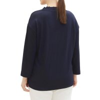 Shirt with cord, dark blue