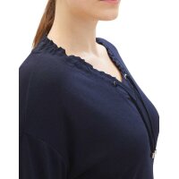 Shirt with cord, dark blue