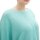 Marken-3/4-Arm-Strickshirt, türkis