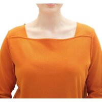 Square cut shirt, rust orange