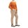 Square cut shirt, rust orange