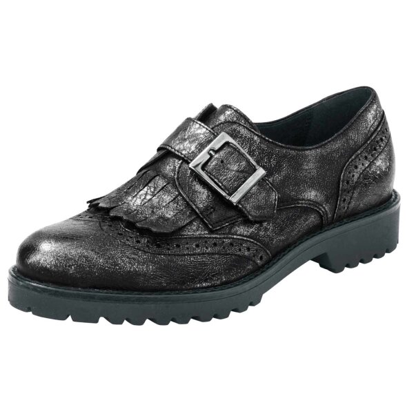 Slipper, schwarz metallic