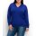 Dekolleté-Pullover, royalblau