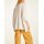 Poncho sweater with cashmere, offwhite