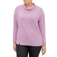 Sweter z golfem, mieszanka różu