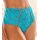 High-Waist-Spitzen-Slip m. Glitzeraccessoire, türkis