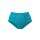 High-Waist-Spitzen-Slip m. Glitzeraccessoire, türkis