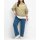 Sweatshirt with print and strass, beige
