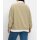 Sweatshirt with print and strass, beige