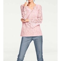 Designer-Spitzentunika, rosé