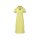 Modal dress with polo collar, lemon