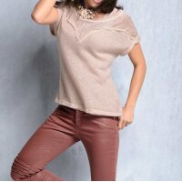 Pullover + Top, rosé