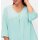3/4-Ärmel-Bluse m.Plisseefalten, mint