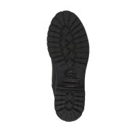 Leather-felt-boots, black-grey
