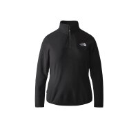 Marken-Fleece-Pullover, schwarz