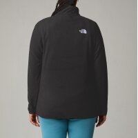 Marken-Fleece-Pullover, schwarz