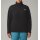 Marken-Fleece-Pullover, schwarz